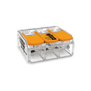 CONECTOR RÁPIDO COM ALAVANCA 3 CONDUTORES, Ø MÁXIMO 6 MM², 450 V,