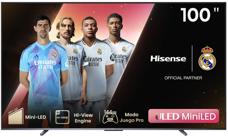 Hisense 100U7KQ TV 2,54 m (100") 4K Ultra HD Smart TV Wi-Fi Pret