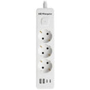 REGLETA CON INTERRUPTOR ORBEGOZO EN 3100 3 TOMAS DE CORRIENTE 2 U