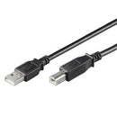 Ewent EC1004 cabo USB 1,8 m USB 2.0 USB B USB A Preto