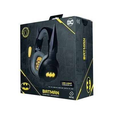 FR-TEC BATMAN AURICULARES GAMING CON MICROFONO PLEGABLE - DIADEMA