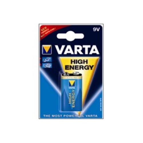 Varta High Energy 9V Bateria descartável Alcalino