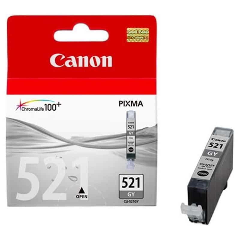 TINTEIRO CANON CLI-521 GY - COLOUR INK CARTRIDGE