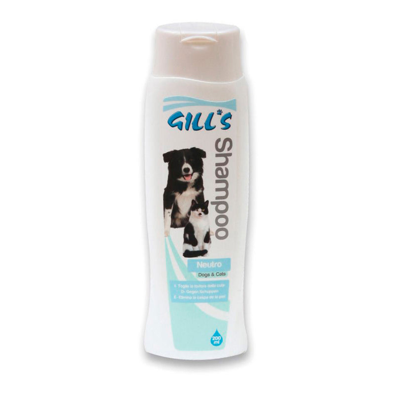 CHAMPÔ NEUTRO PARA ANIMAIS DE ESTIMAÇÃO 200ML GILL`S