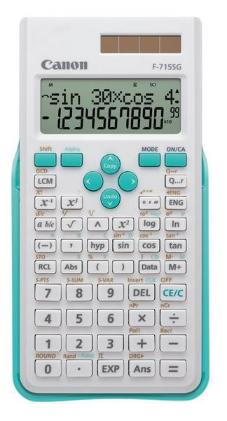 CANON CALCULADORA CIENTIFICA F-715SG WHITE & BLUE EMEA DBL