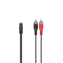 ADAPTADOR HAMA 00205186 AUDIO JACK 3.5MM H-2RCA M