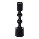 CASTIÇAL VERTICAL 16CM PRETO