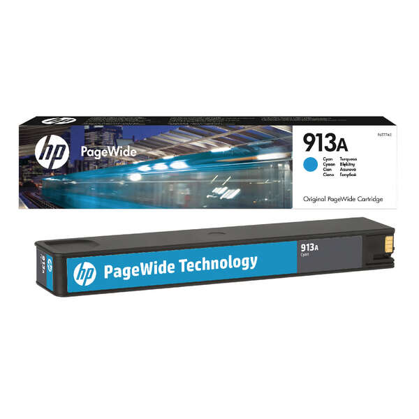 HP Consumível PageWide Original 913A Ciano