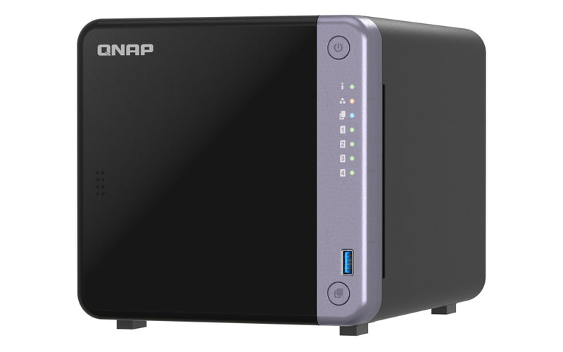 NAS QNAP 4-BAY ANNAPURNA LABS AL524 2.0GHZ QUAD CORE4GB1X10GB+2X2