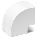 CABO PVC EM FORMA QUADRADA BRANCA 40*40MM 4PCS