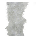 BOÁ DE PLUMAS BRANCAS 184X184CM BASICS