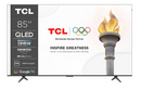 TV TCL 85" 85P8K UHD QLED GOOGLETV 144HZ ONKYO