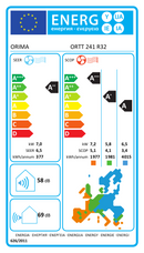 AR CONDICIONADO ORIMA ORTT-241-R32