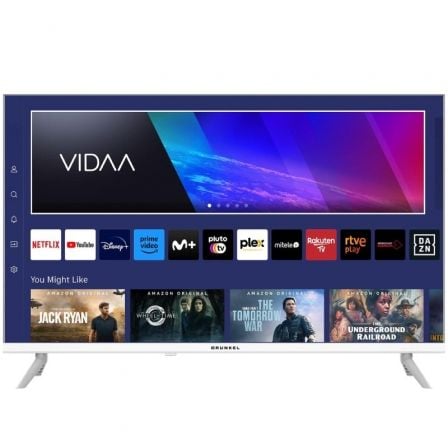 TELEVISOR GRUNKEL LED-3225VDBLANCO 32" FULL HD SMART TV WIFI BLAN