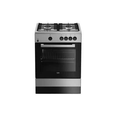 FOGÃO COM FORNO BEKO FSG62000DXL GÁS BUTANO INOX