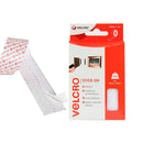 FITA ADESIVA VELCRO USO GERAL COR BRANCA 20 MM X 1 M