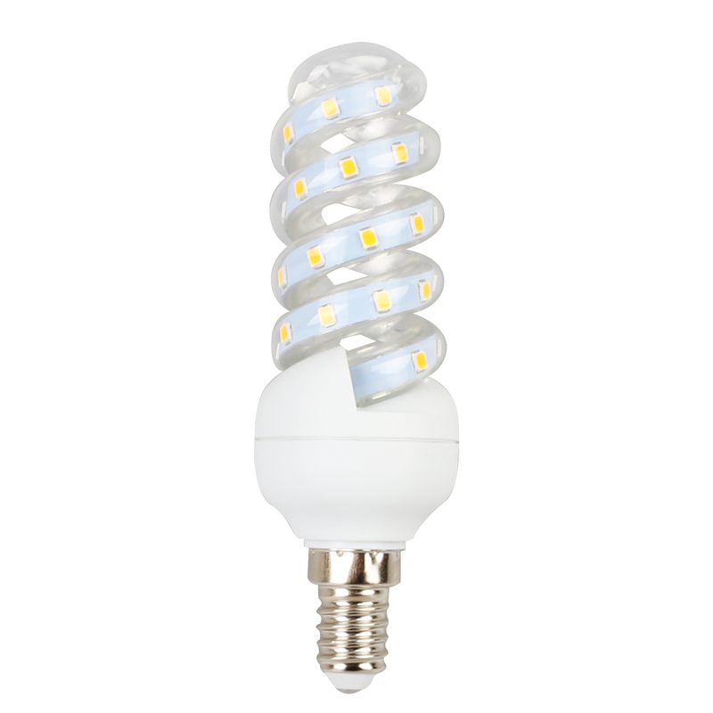 LED E14 7W TUBO EM ESPIRAL