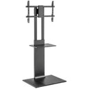 SOPORTE DE SUELO INCLINABLE GIRATORIO CON BANDEJA DVD AISENS FT86