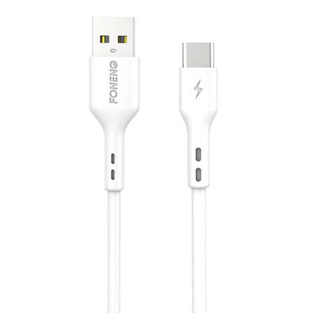 FONENG X36 CABO USB PARA USB-C, 2.4A, 2M (BRANCO)