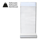 EXPOSITOR REFORÇADO BRANCO EDM 92.5X210X41CM
