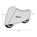 CAPA PARA PROTEGER MOTOS TAMANHO L 228X124CM