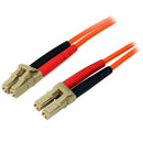 StarTech.com 50FIBLCLC2 cabo de fibra ótica 2 m LC OM2 Laranja