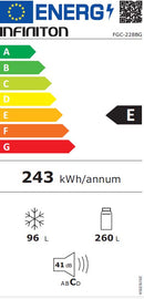 FRIGORIFICO COMBINADO INFINITON FGC228BG PRETO