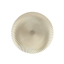 PRATO EM POLIPROPILENO ESTAMPADO DOURADO Ø 33 X 1,5 CM