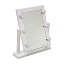 ESPELHO LED COLEÇÃO ´´ HOLLYWOOD´´ 37X9X40,5CM BRANCO CORES / M