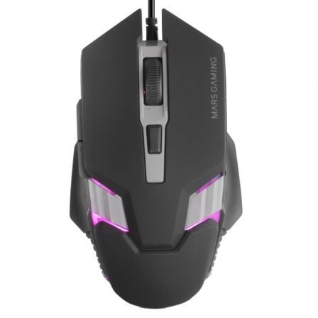 RATÓN GAMING MARS GAMING MM024 HASTA 4000 DPI NEGRO