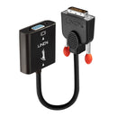 Lindy 38189 adaptador de cabo de vídeo 0,1 m DVI-D VGA (D-Sub) Pr