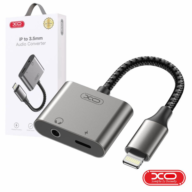 ADAPTADOR LIGHTNING MACHO P LIGHTNING  JACK 3.5MM XO