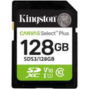 128GB SDXC CANVAS SELECT PLUS GEN3 150MBS C10 UHS-I U1 V10