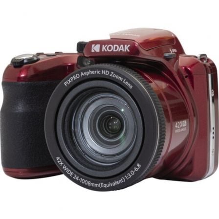 CAMARA DIGITAL KODAK PIXPRO AZ425 20MP ZOOM ÓPTICO 42X VERMELHA