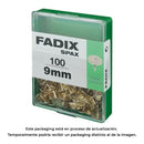 CAIXA M 100 UNID. PIONÉS PLANO LATÃO 9MM FADIX
