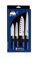 FACA MONIX JAPONESA SOLIC. INOX SET DE 4
