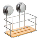 SUPORTE DUCHE DE BAMBU COM VENTOSAS