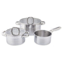 BATERIA COCINA CASTEY 5PZ ESSENTIALS INOX