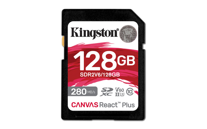 Kingston Technology Canvas React Plus 128 GB SDXC UHS-II Classe 1