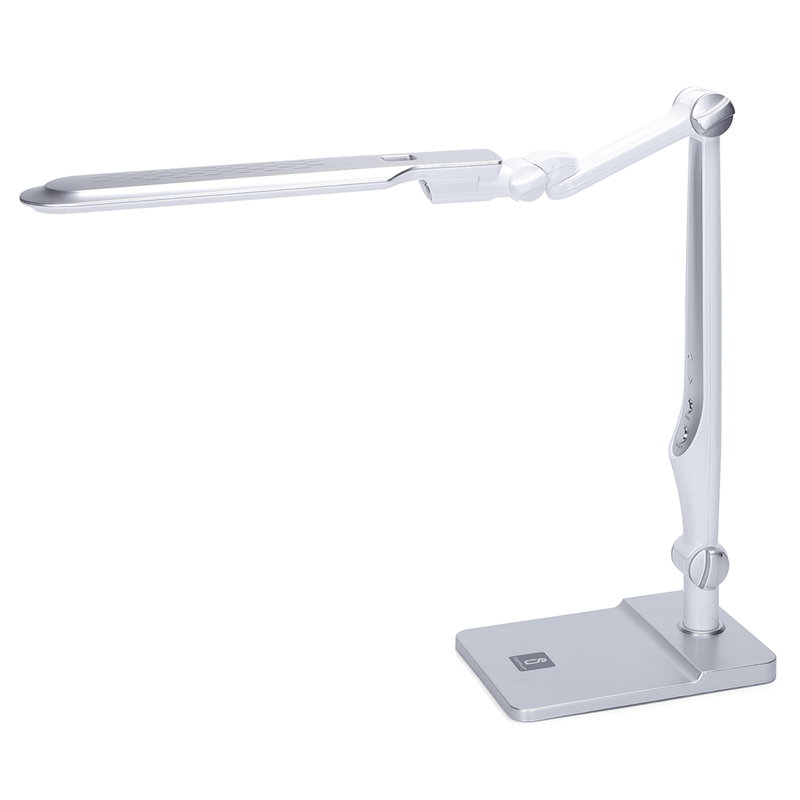 CANDEEIRO DE MESA LED REGULÁVEL PRATA 9W 3000-6500K