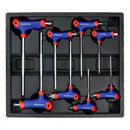 CHAVES TORX CABO EM T, T10-T50, CONJUNTO 8 PEÇAS