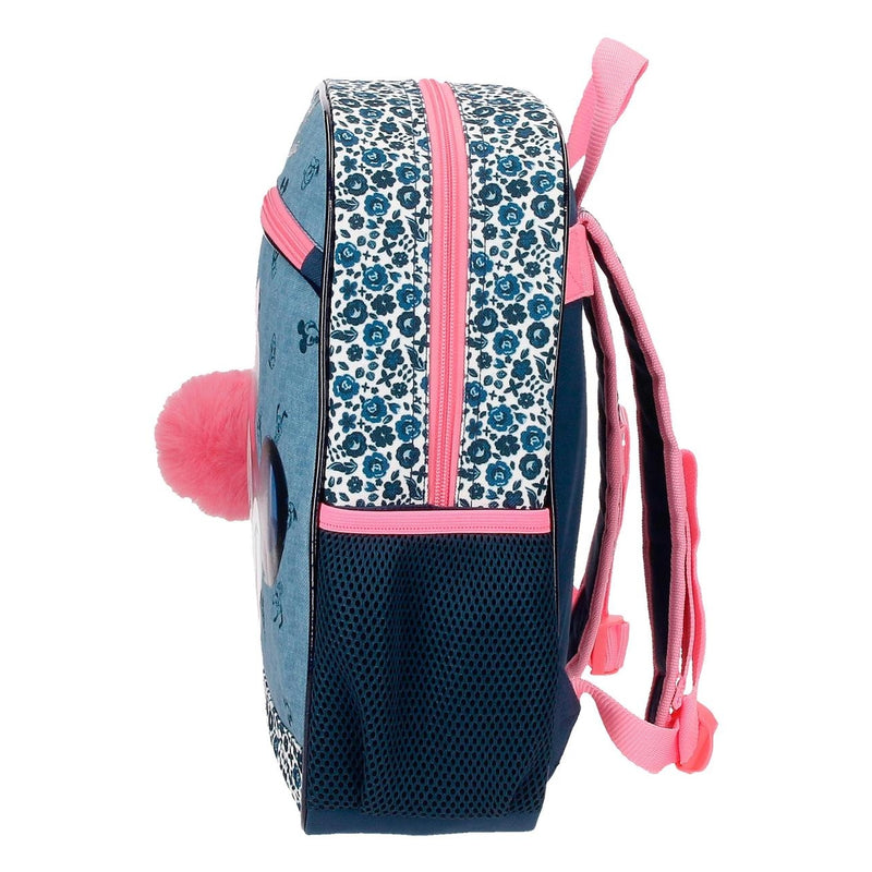 MOCHILA ESCOLAR DISNEY MINNIE MAKE IT RAIN BOWS 33CM