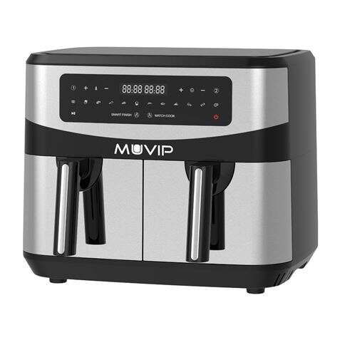 FRITADEIRA DE AR QUENTE MUVIP DOBLE 9 LITROS 2600W 12 PROGRAMAS C