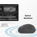 RATO ERGONÓMICO, SEM FIOS, 2,4 GHZ, 1600 DPI, PRETO