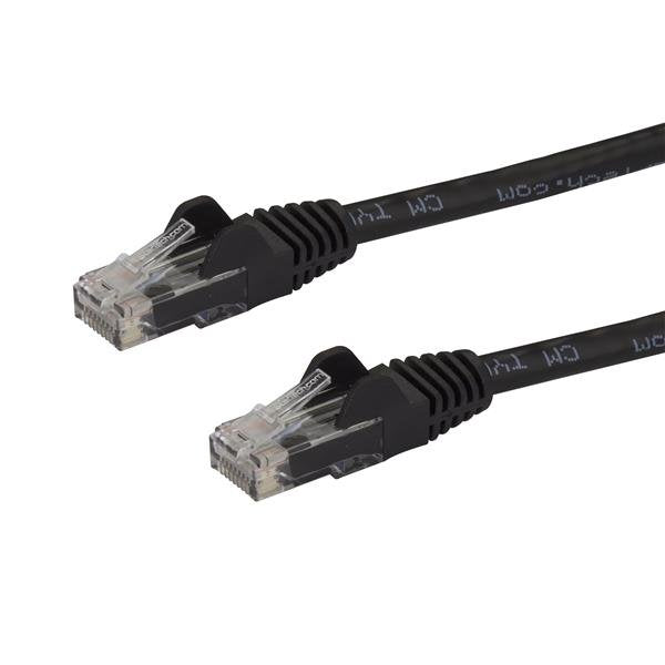 StarTech.com N6PATC1MBK cabo de rede Preto 1 m Cat6 U/UTP (UTP)