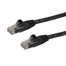 StarTech.com N6PATC2MBK cabo de rede Preto 2 m Cat6 U/UTP (UTP)