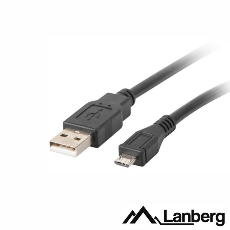 CABO USB-A 2.0 MACHO  MICRO USB MACHO 1M LANBERG