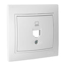 TAMPA + CHASSIS PARA TOMADA DE DADOS RJ45 COM ESPELHO SÉRIE EUROP