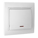 INTERRUPTOR/COMUTADOR LUMINOSO 10AX 250V SÉRIE EUROPA SOLERA ERP0