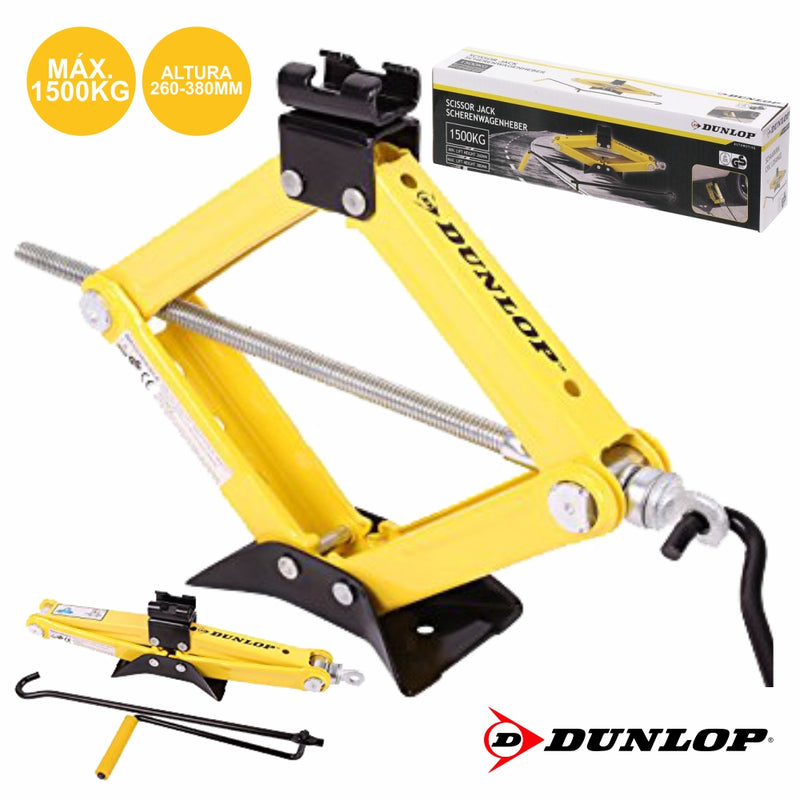 MACACO EM TESOURA P AUTOMÓVEL ATÉ 1500KG DUNLOP